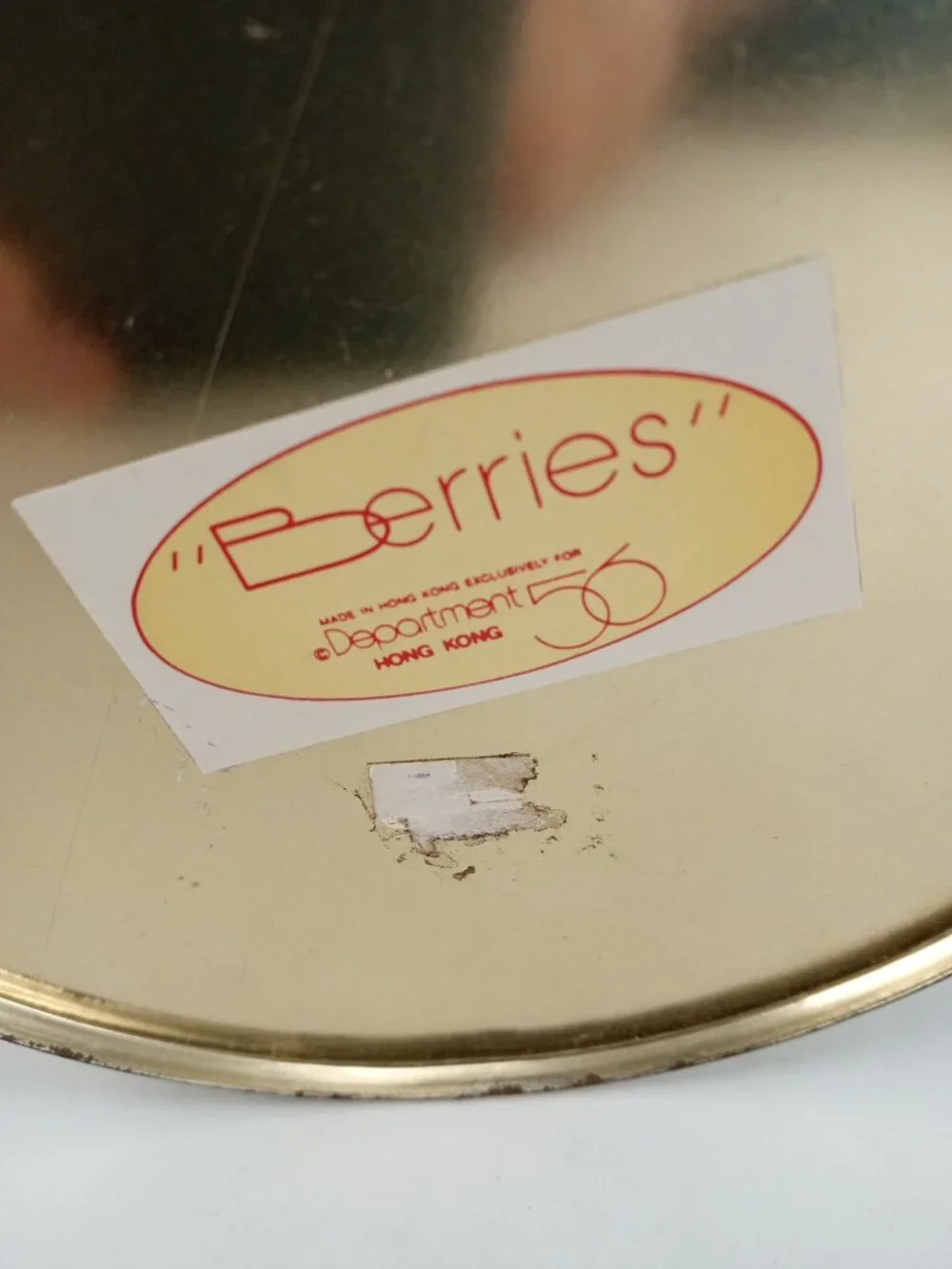 Vintage Department 56 Berries Tin 6
